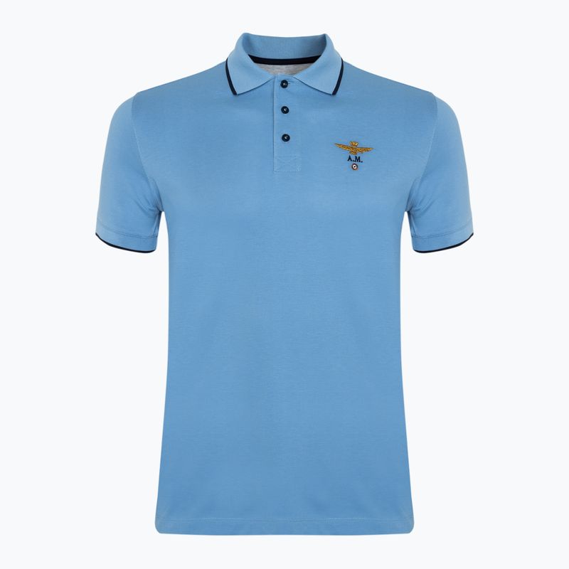 Poloshirt Herren Aeronautica Militare Essential light blue