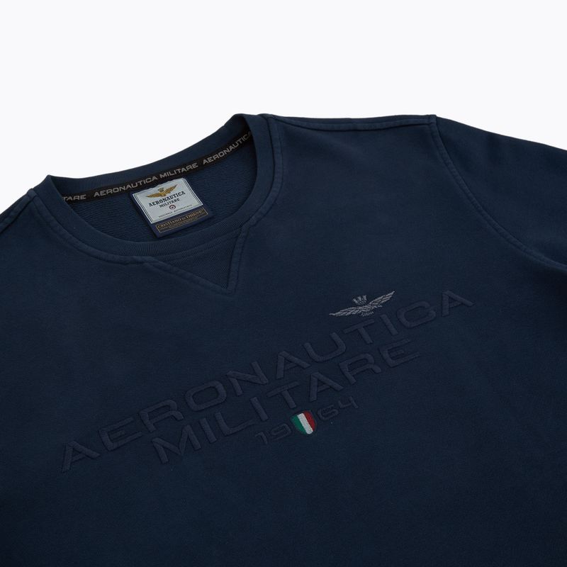 Herrenpullover Aeronautica Militare 251FE1985F539 navy blau gewaschen 4