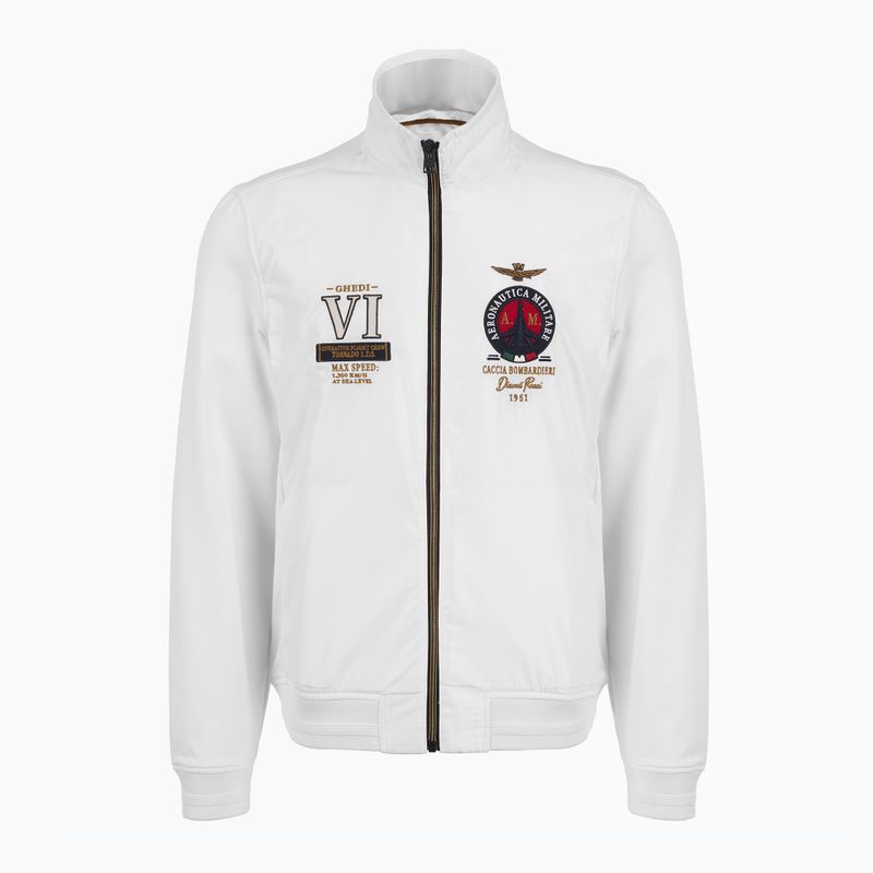 Herren Aeronautica Militare Sweatshirt 251AF500F459 Cappucio off white 6