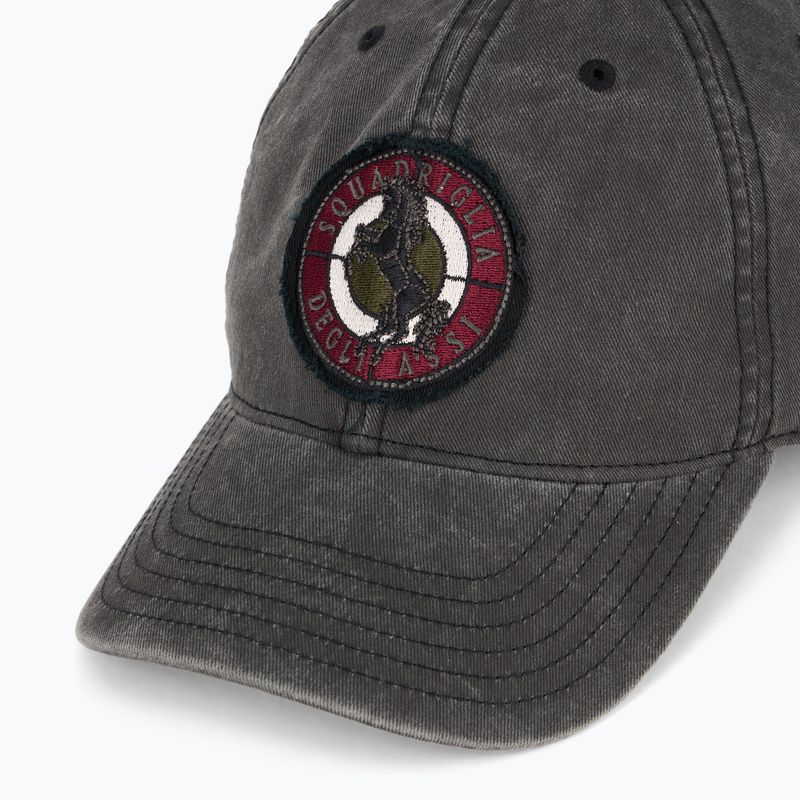 Herren Aeronautica Militare Baseballkappe 251HA1211CT2476 schwarz gewaschen 3