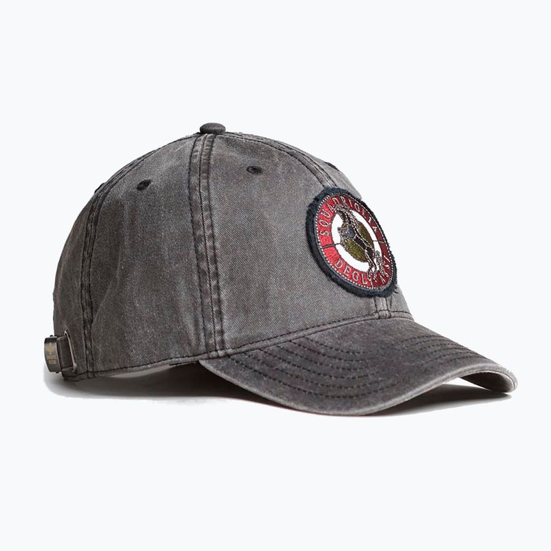 Herren Aeronautica Militare Baseballkappe 251HA1211CT2476 schwarz gewaschen