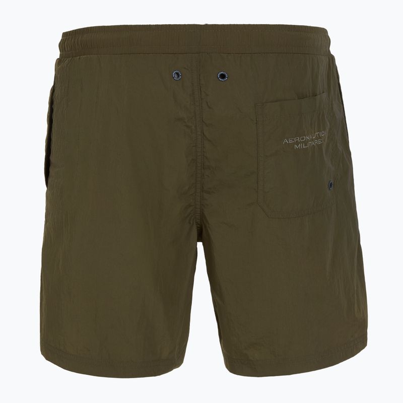 Herren-Badeshorts Aeronautica Militare 251BW224CT3538 militärgrün 2