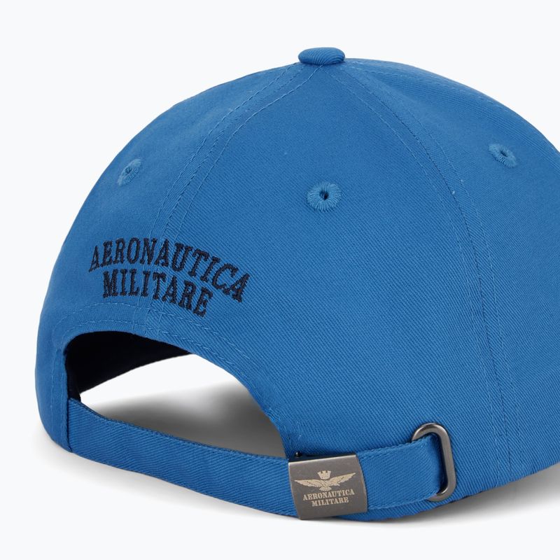 Herren Aeronautica Militare Baseballkappe 251HA1212CT3299 mittelblau 4
