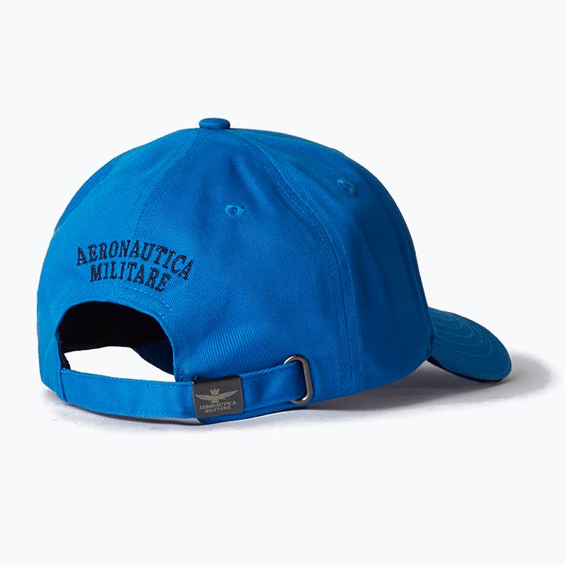 Herren Aeronautica Militare Baseballkappe 251HA1212CT3299 mittelblau 2