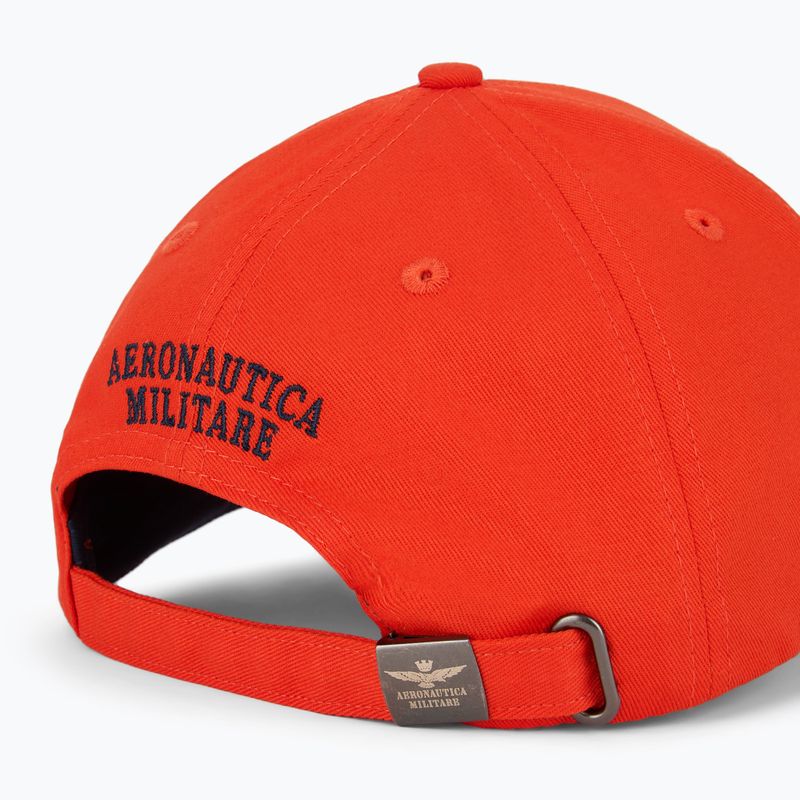 Herren Aeronautica Militare Baseballkappe 251HA1212CT3299 papaya orange 4