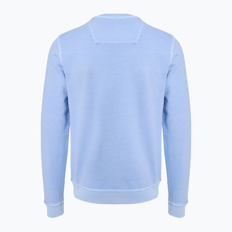 Herren Aeronautica Militare Girocollo eisblau gewaschenes Sweatshirt 2