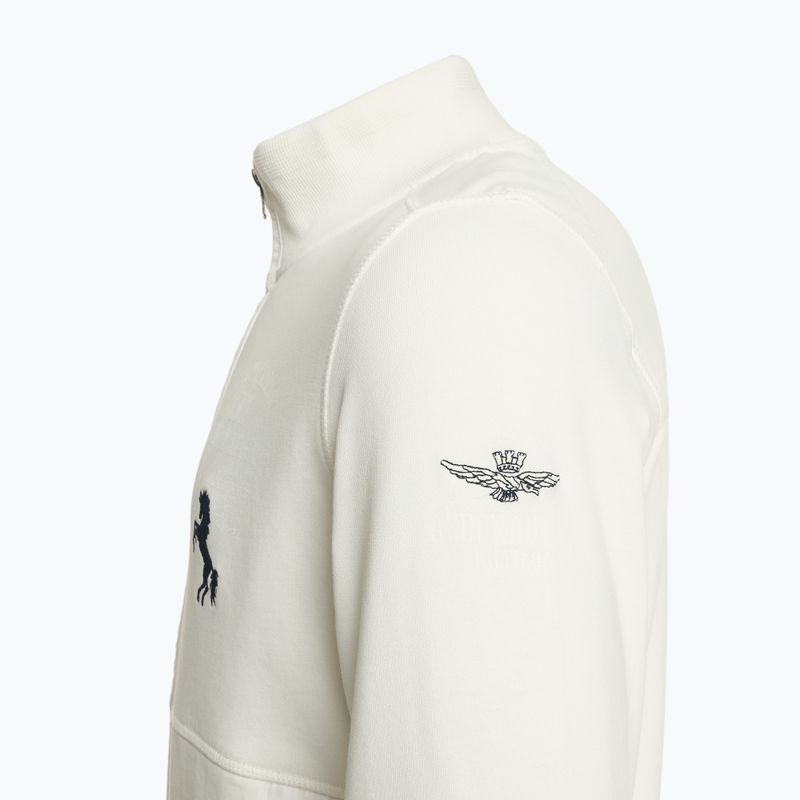 Herren Sweatshirt Aeronautica Mailitare 251FE2006F581 milchweiß 3