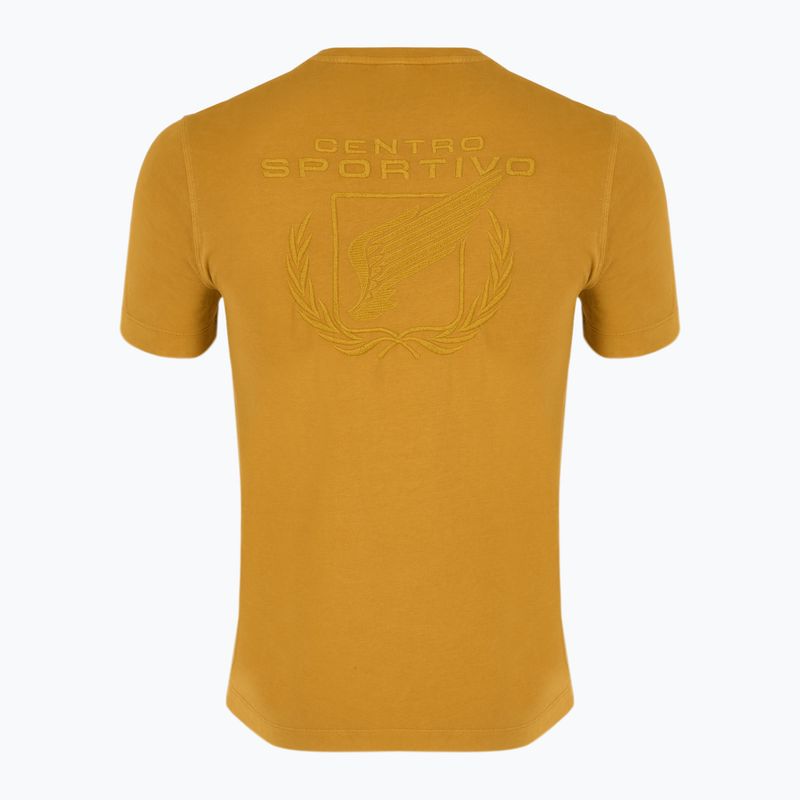 Herren T-Shirt Aeronautica Militare 251TS2377J633 golden spice washed 2