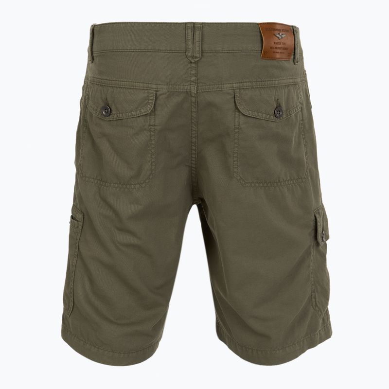 Herren Shorts Aeronautica Militare 251BE259CT3526 military olive washed 2