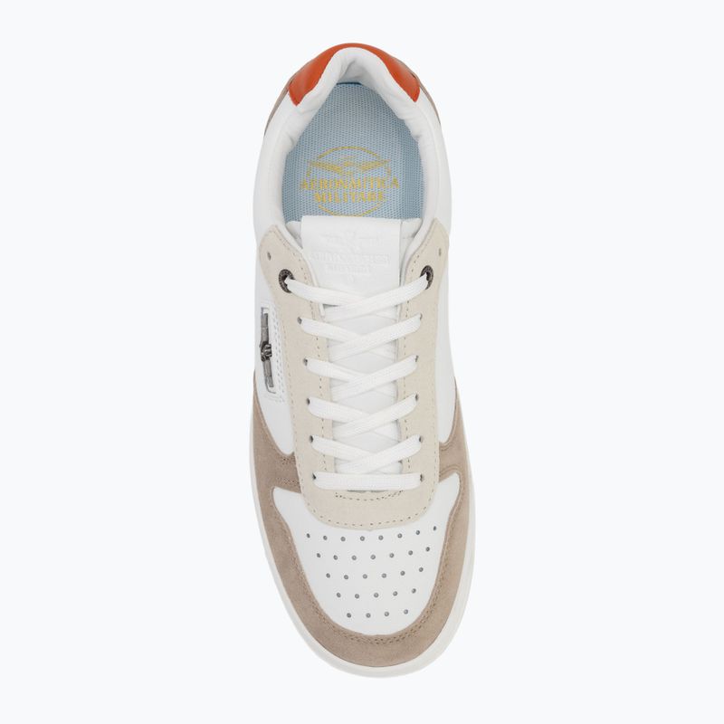 Aeronautica Militare Herrenschuhe 251SC235PL244 aus weiß/beige 5