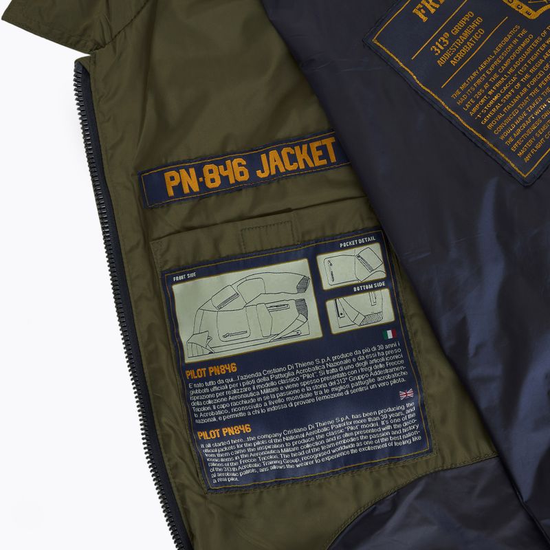 Herrenjacke Aeronautica Militare Heritage militärisch oliv 6