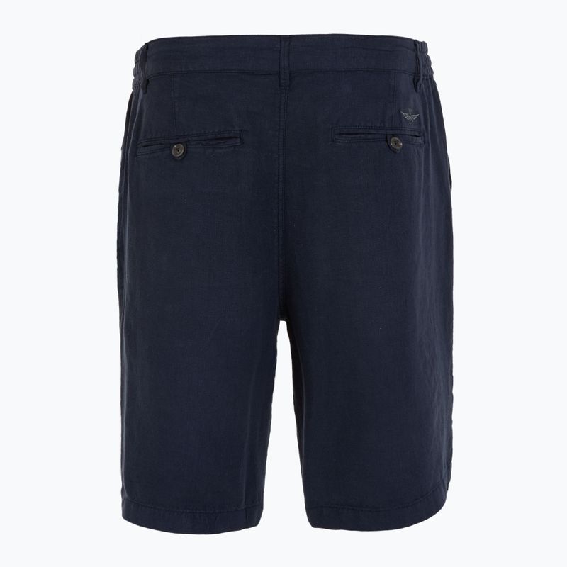 Herren Shorts Aeronautica Militare 251BE253CT3508 blau navy gewaschen 2