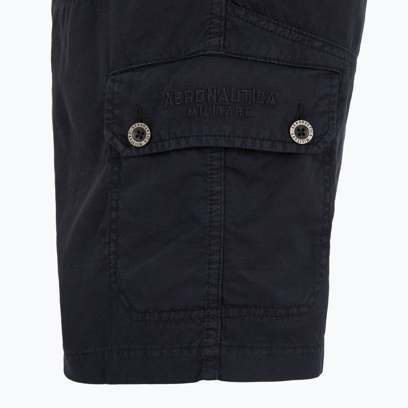 Herren Shorts Aeronautica Militare 251BE259CT3526 blau navy gewaschen 3
