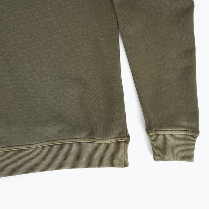 Herren Aeronautica Militare Girocollo militärisch oliv gewaschenes Sweatshirt 3