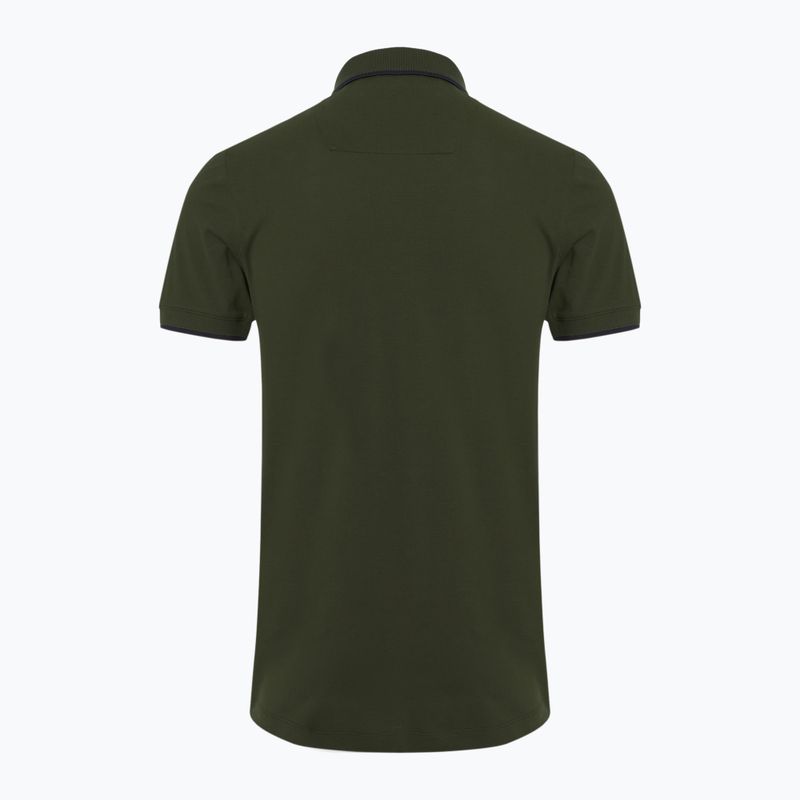 Herren Aeronautica Militare Essential verde scuro polo shirt 2
