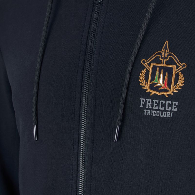 Herren Aeronautica Militare Essential Hoody Sweatshirt blu navy 3
