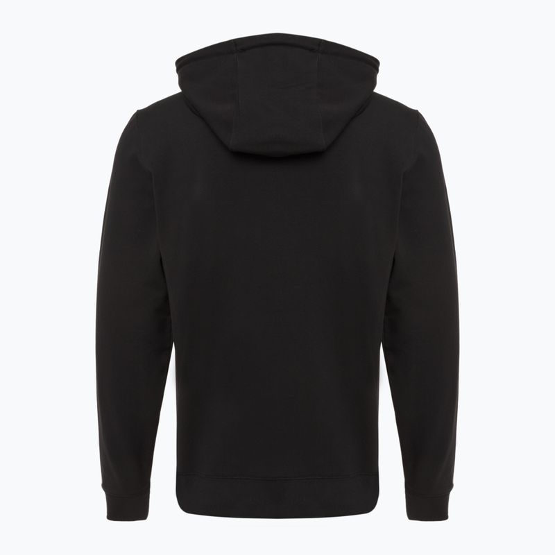 Herren Aeronautica Militare Essential Hoody jet schwarz Sweatshirt 2