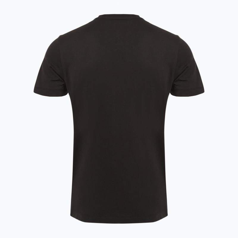 Herren Aeronautica Militare Essential jet schwarzes T-shirt 2