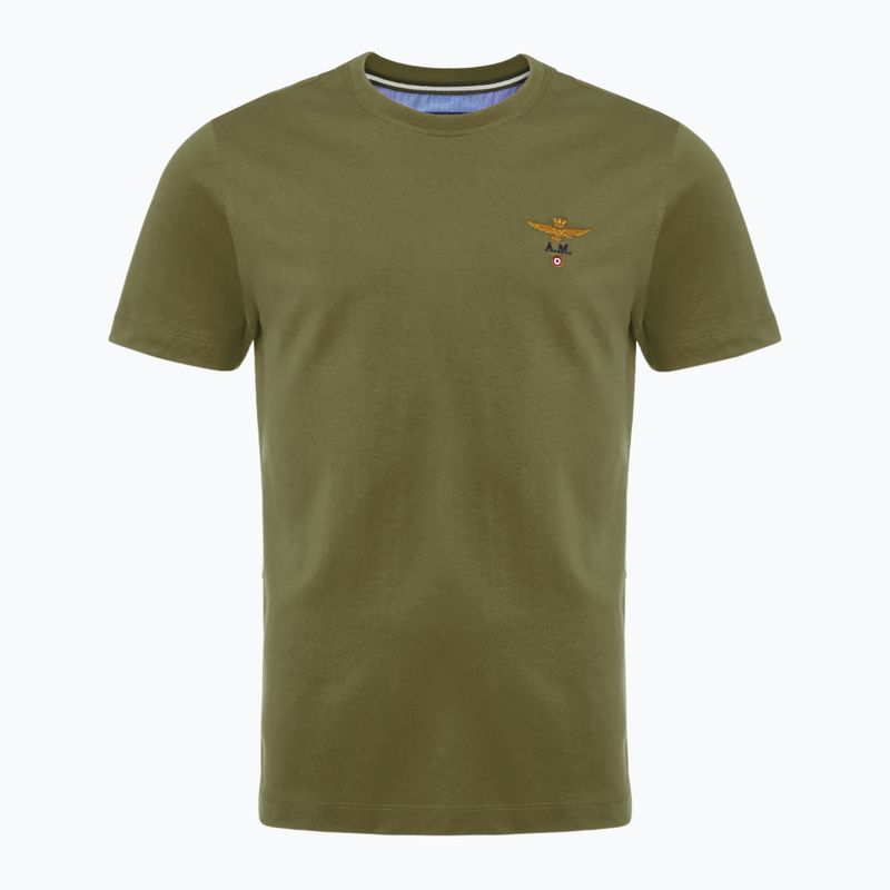 Herren Aeronautica Militare Essential grünes t-shirt