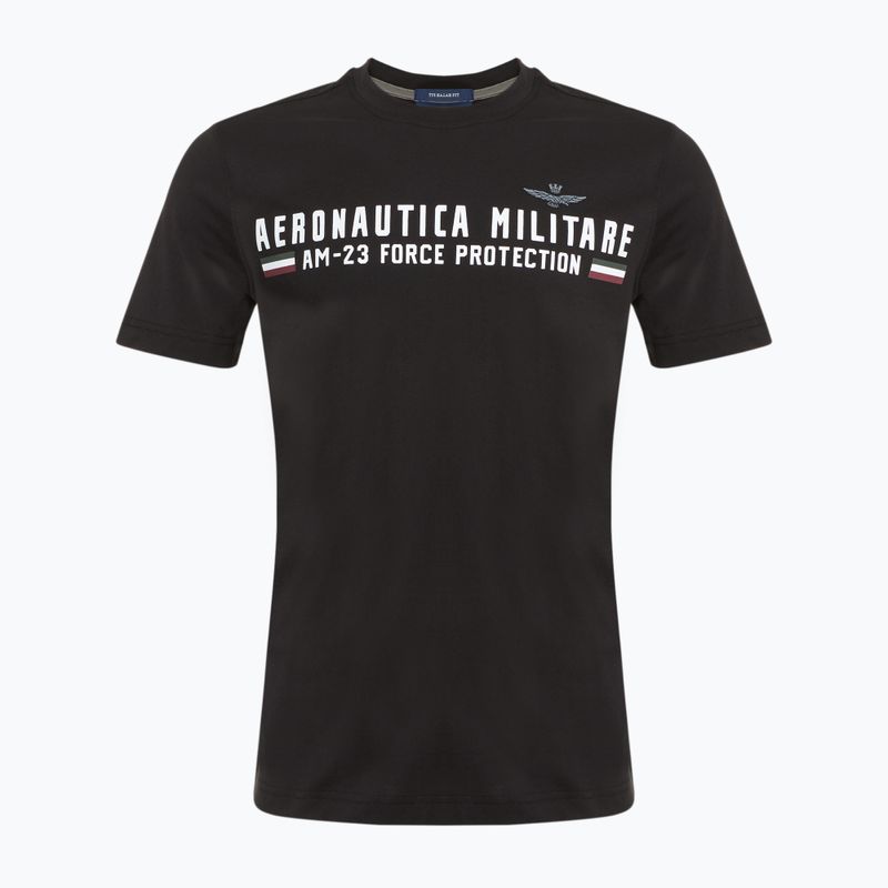 Herren Aeronautica Militare Heritage jet schwarz t-shirt
