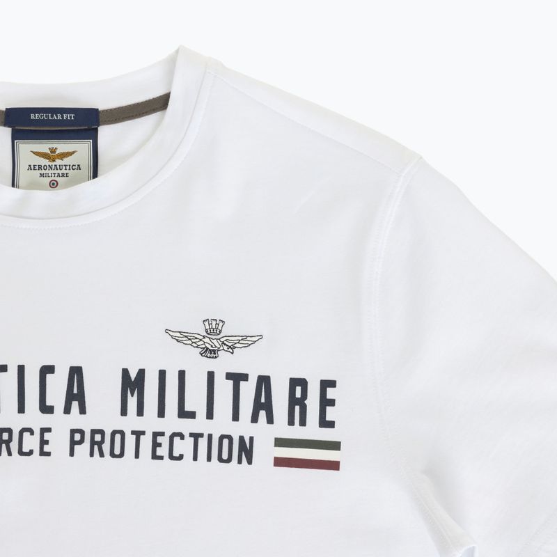 Herren Aeronautica Militare Heritage weißes T-Shirt 3
