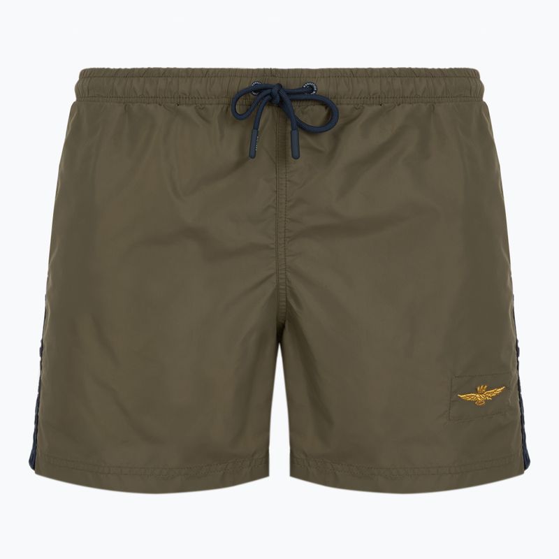 Herren-Badeshorts Aeronautica Militare 251BW225CT3539 militärisches Oliv