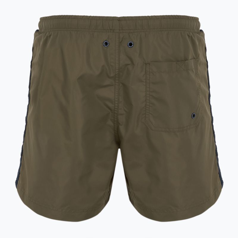 Herren-Badeshorts Aeronautica Militare 251BW225CT3539 militärisches Oliv 2
