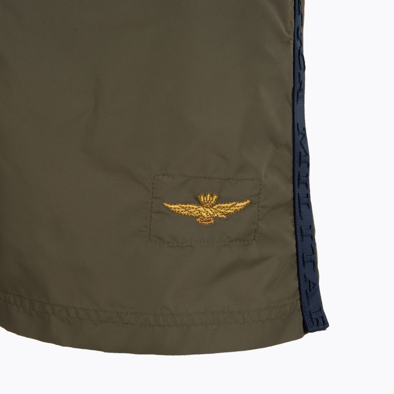 Herren-Badeshorts Aeronautica Militare 251BW225CT3539 militärisches Oliv 3
