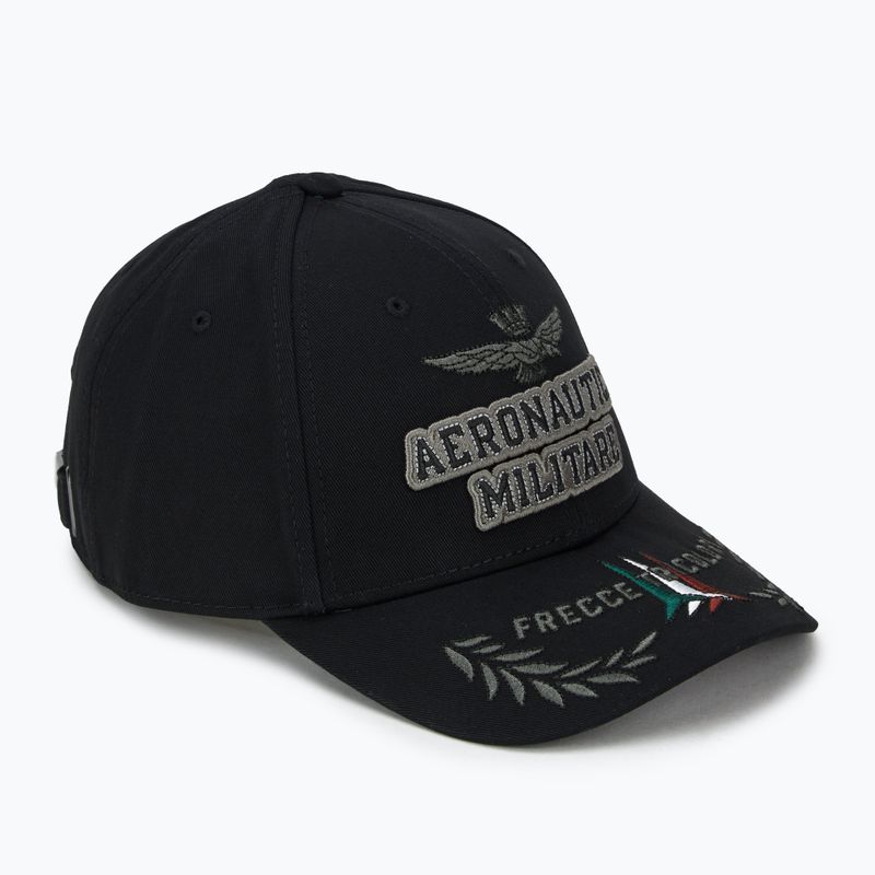 Aeronautica Militare Herren-Baseballmütze 251HA1104CT2261 tiefschwarz