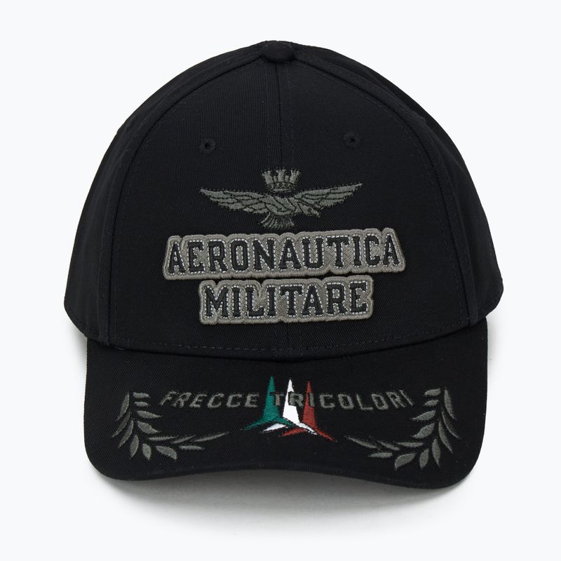 Aeronautica Militare Herren-Baseballmütze 251HA1104CT2261 tiefschwarz 2