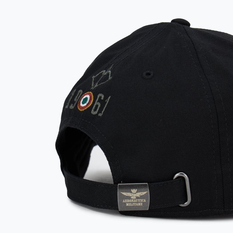 Aeronautica Militare Herren-Baseballmütze 251HA1104CT2261 tiefschwarz 4