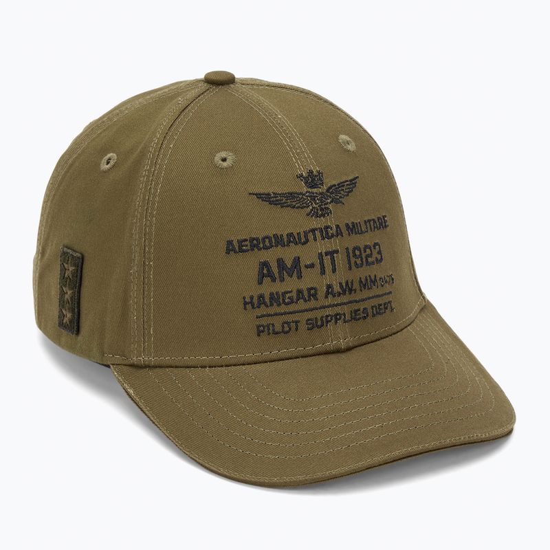 Herren Aeronautica Militare Baseballkappe 252HA1223UCT03299 dunkel oliv
