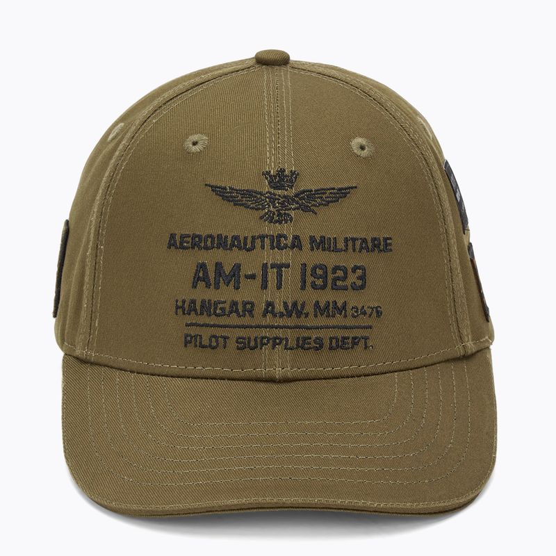 Herren Aeronautica Militare Baseballkappe 252HA1223UCT03299 dunkel oliv 2