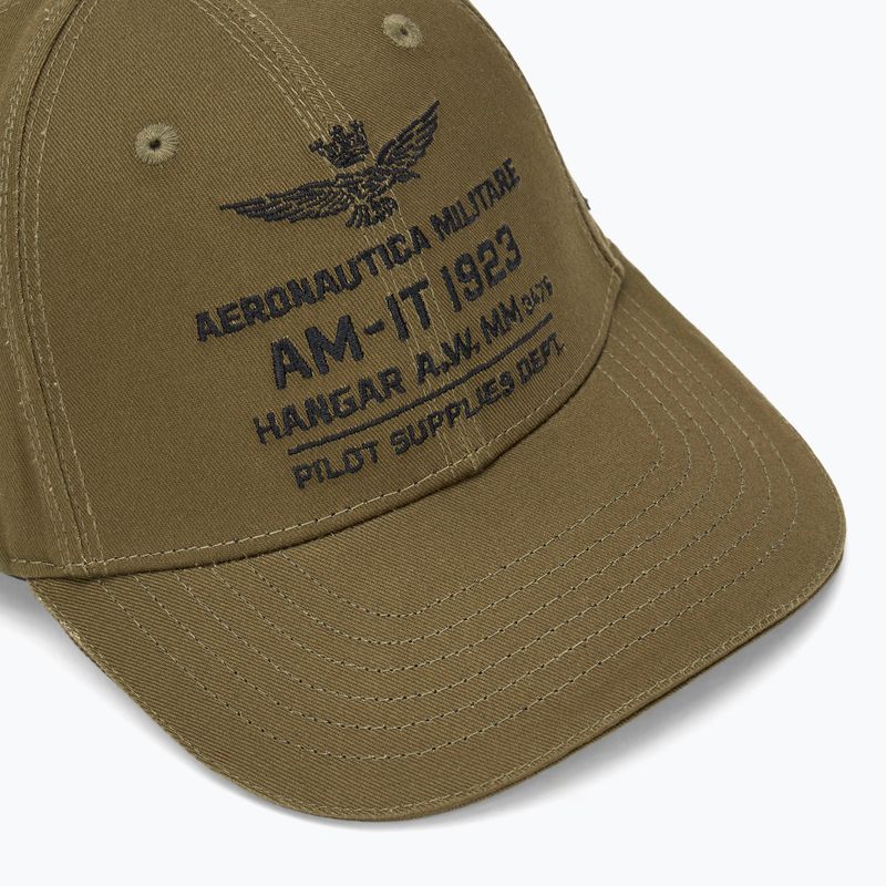 Herren Aeronautica Militare Baseballkappe 252HA1223UCT03299 dunkel oliv 3