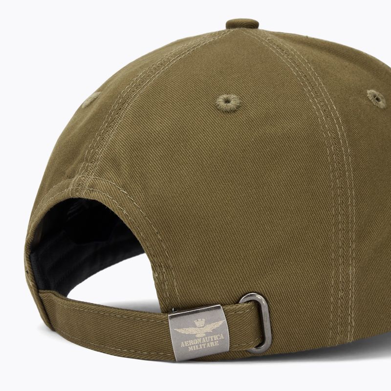 Herren Aeronautica Militare Baseballkappe 252HA1223UCT03299 dunkel oliv 4