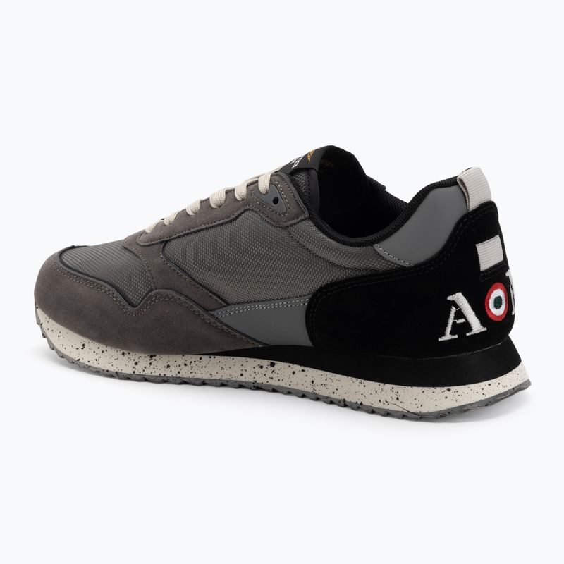 Herrenschuhe Aeronautica Militare 252SC0288UCT03545 grigio scuro 3