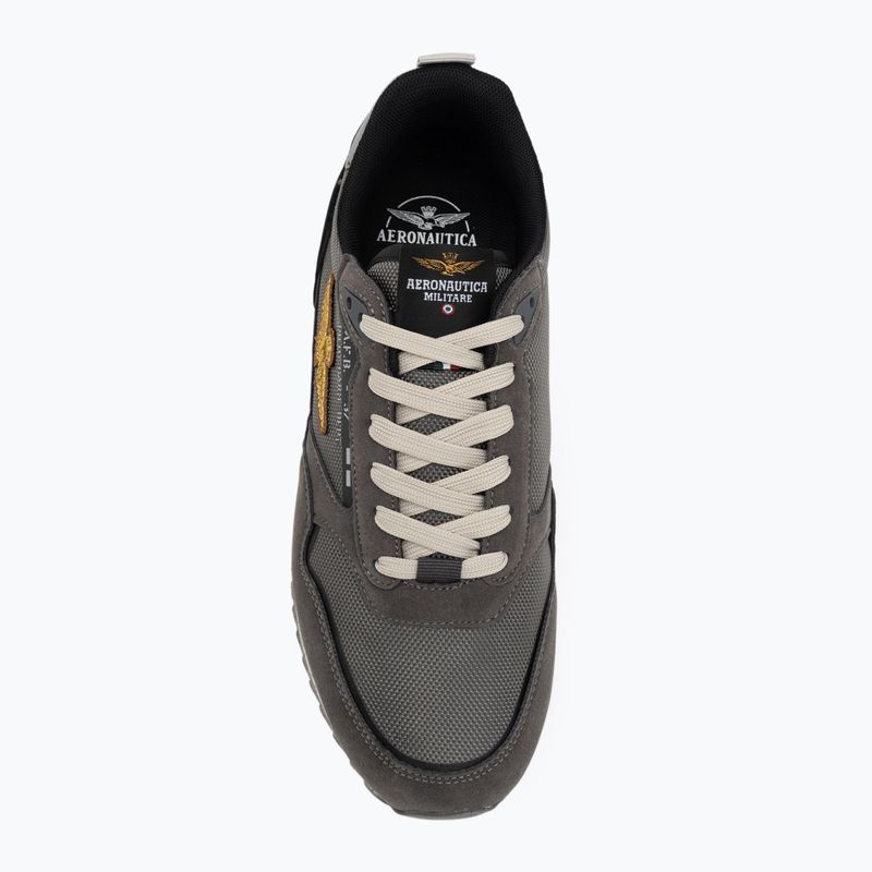Herrenschuhe Aeronautica Militare 252SC0288UCT03545 grigio scuro 5