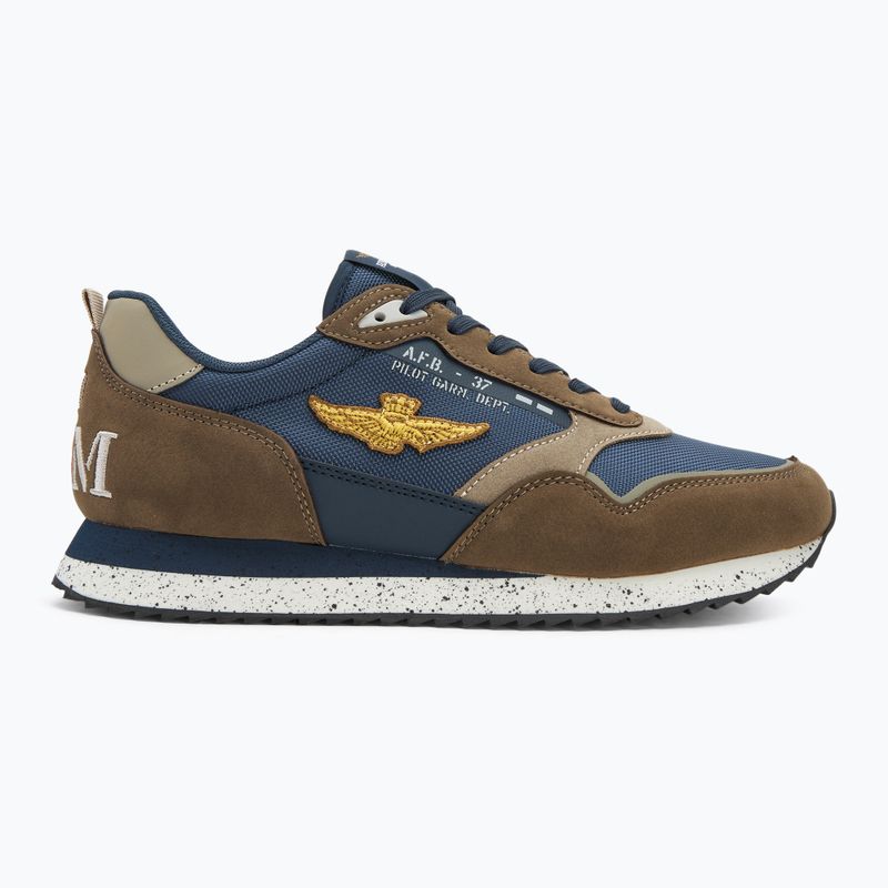 Herrenschuhe Aeronautica Militare 252SC0288UCT03545 blu navy/brown 2