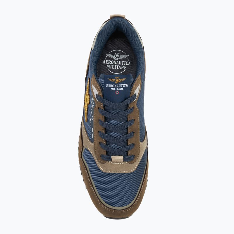 Herrenschuhe Aeronautica Militare 252SC0288UCT03545 blu navy/brown 5