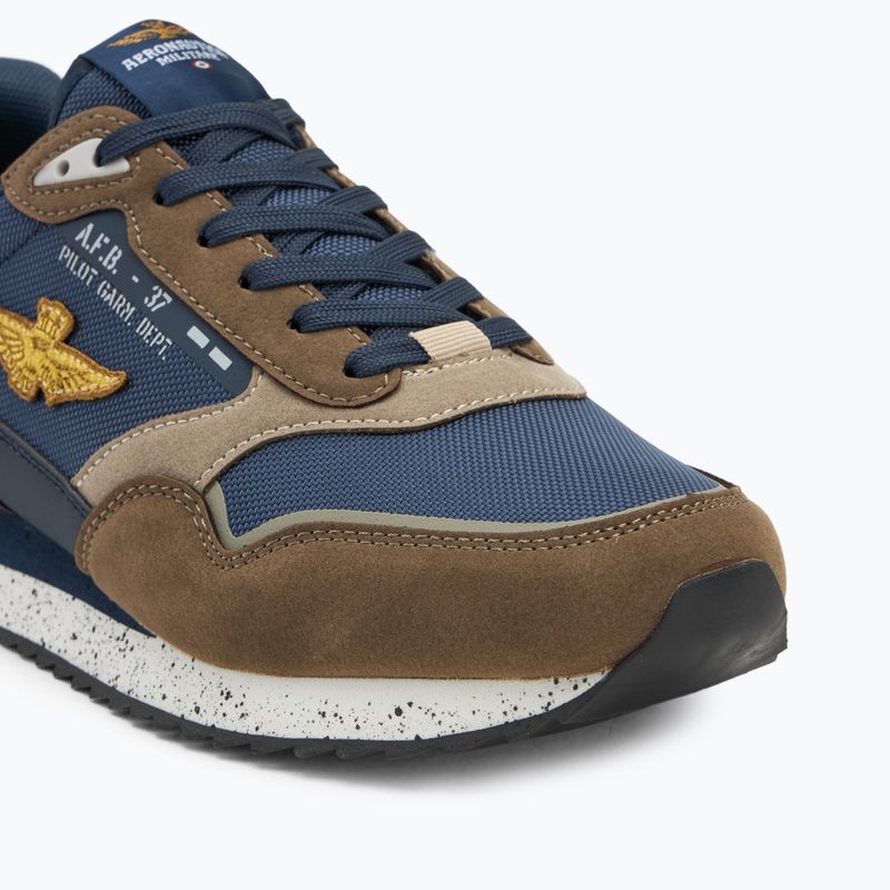 Herrenschuhe Aeronautica Militare 252SC0288UCT03545 blu navy/brown 7
