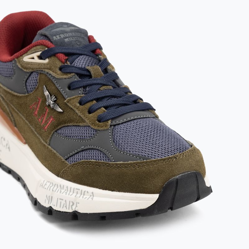 Herrenschuhe Schuhe Aeronautica Militare 252SC0318UCT04248 military green/navy blue 7