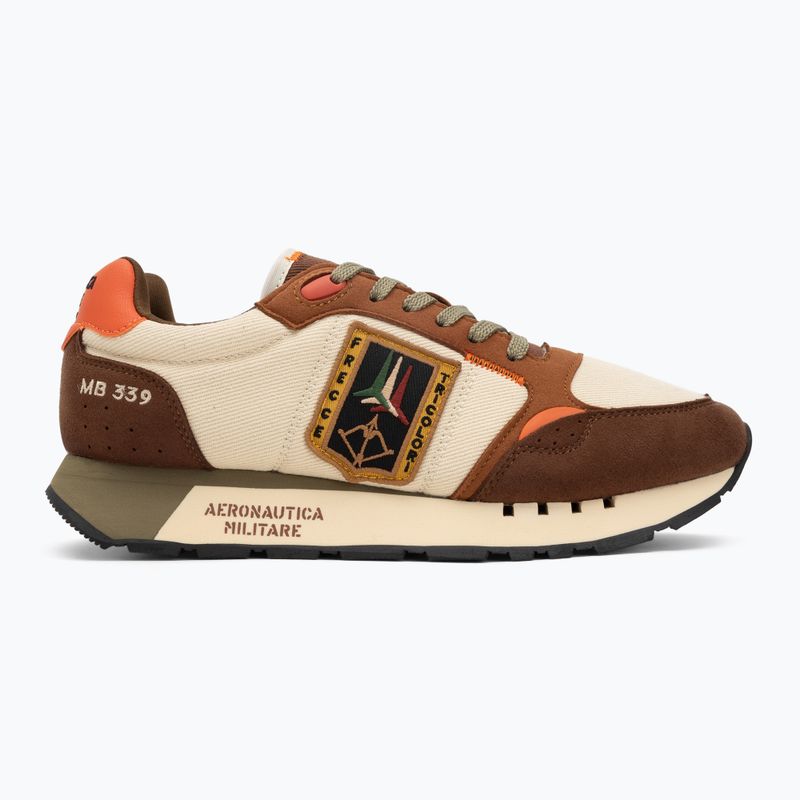 Herrenschuhe Aeronautica Militare 252SC0292UCT03547 multicolor beige/brown 2