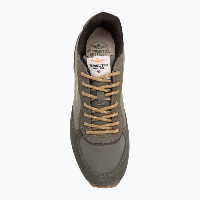 Herrenschuhe Schuhe Aeronautica Militare 252SC0320UPL00313 military green 5