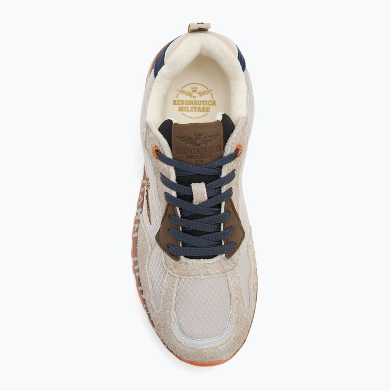 Herrenschuhe Aeronautica Militare 252SC0276UCT03546 multicolor beige/blu navy 5