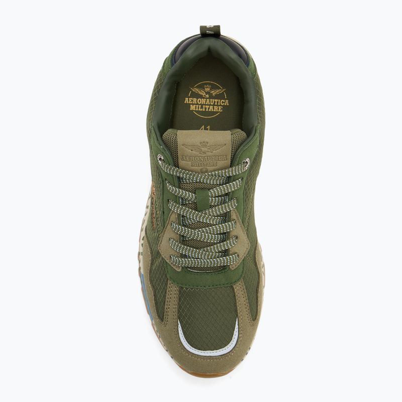 Herrenschuhe Aeronautica Militare 252SC0276UCT04249 verde militare 5