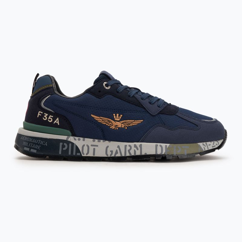 Herrenschuhe Aeronautica Militare 252SC0276UCT04249 blu navy 2