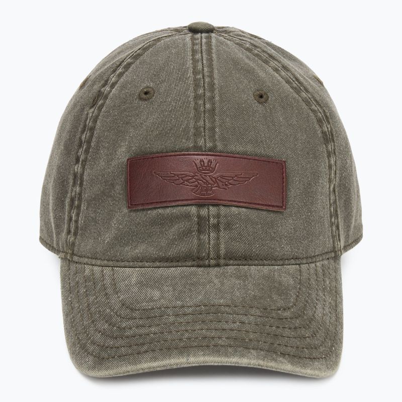 Aeronautica Militare Herren Baseballkappe 252HA1133UCT02476 verde militare 2