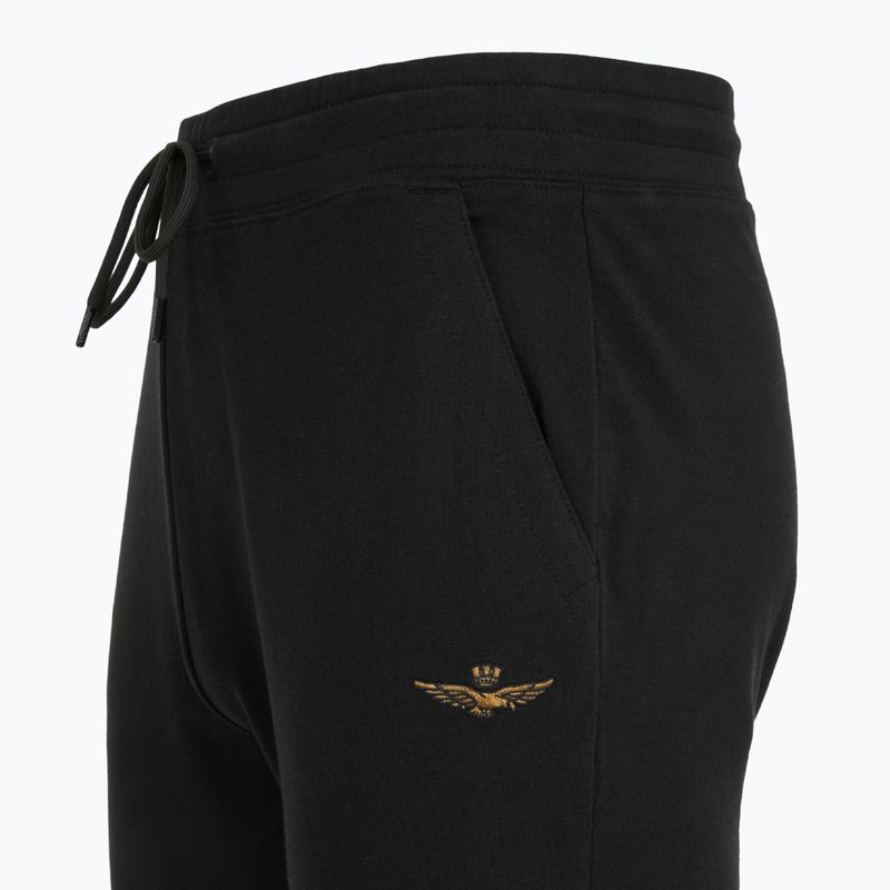 Herren Aeronautica Militare Sweatshirt 252TF0102UF00662 tiefschwarz 8