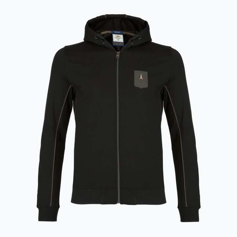 Hoodie Sweatshirt Herren Aeronautica Militare 252TF0101UF00667 jet black 3