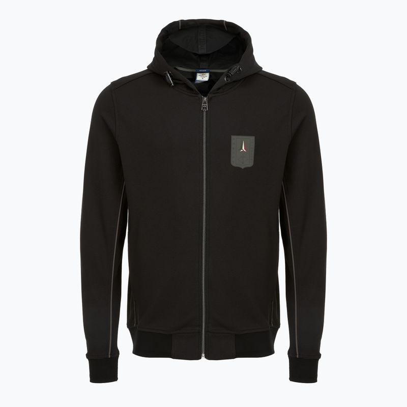 Hoodie Sweatshirt Herren Aeronautica Militare 252FE2064UF00667 jet black